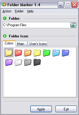 Folder Marker - Changes Folder Icons 1.4 screenshot