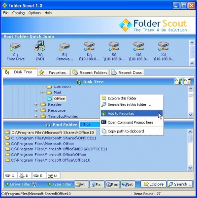 Folder Scout 1.0.0 screenshot