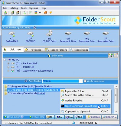 Folder Scout Professional 1.3.2 screenshot