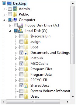 FolderView ActiveX Control 2012 screenshot
