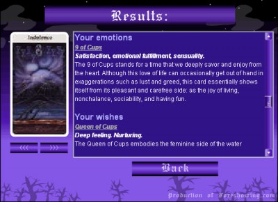 Foreshowing - Tarot Cards Reading 1.00 screenshot