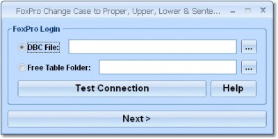 FoxPro Change Case to Proper, Upper, Lower & Sente 7.0 screenshot