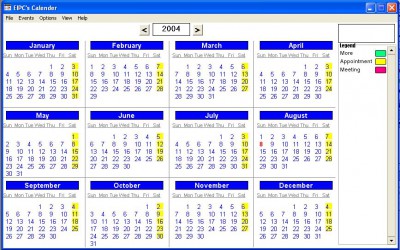 free Calendar 2.5 screenshot