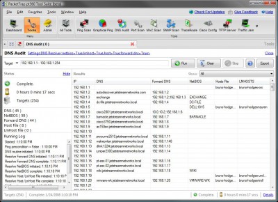 Free PacketTrap DNS Audit 2.3.11 screenshot