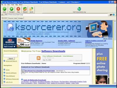 Free Source Code Browser 1 screenshot