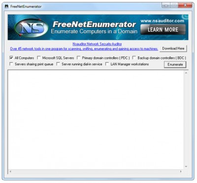 FreeNetEnumerator 1.6.5 screenshot