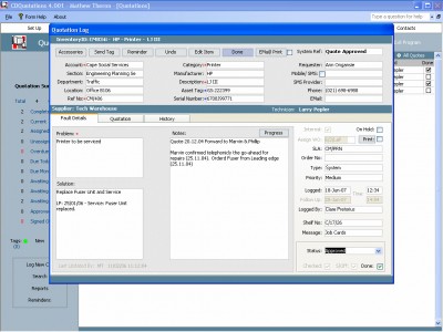 Freeware HelpDesk CDQuotations 4.001 screenshot