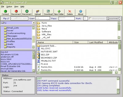 FTP Client 1.0 screenshot