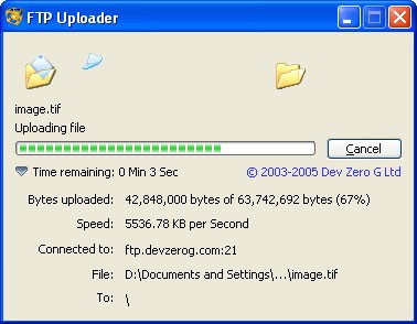 FTP Uploader Creator 4.9 screenshot