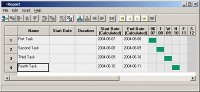 GanttPV - Project Scheduling Software v0.7 screenshot