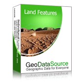 GeoDataSource World Land Features Database (Basic October.20 screenshot