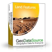 GeoDataSource World Land Features Database (Gold E October.20 screenshot