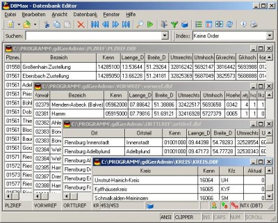 Geodaten German Admin (Deutsch) 11.11 screenshot