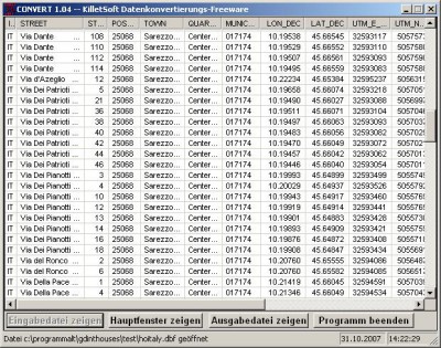 Geodaten International Houses 3.02 screenshot