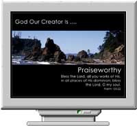 God Our Creator Christian Screen Saver 3.0 screenshot