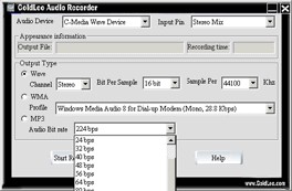 GoldLeo Audio Recorder 2.0 screenshot