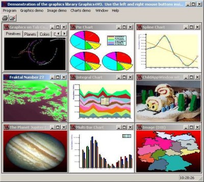 Graphics4VO Examples Program (English) 5.01 screenshot