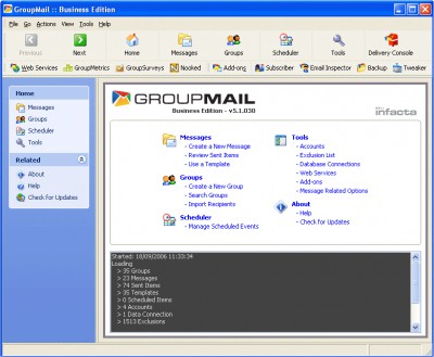 GroupMail Gratis Edition 5.2.076 screenshot