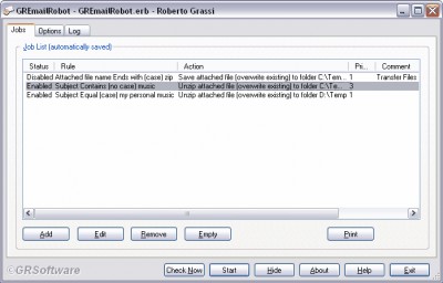 GRSoftware Email Robot 3.4.34 screenshot