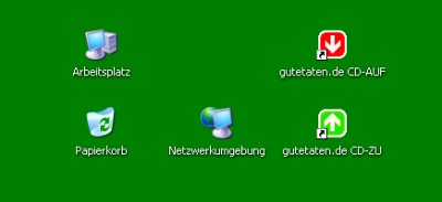 gutetaten.de CD-AUF+CD-ZU 1.00 screenshot