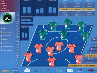 Handball Manager 1.9.1 screenshot