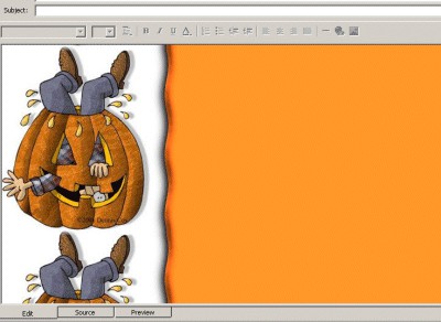 Haunted Halloween Email Stationery 1.0a screenshot