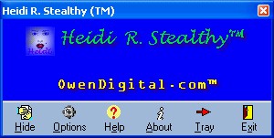 Heidi R. Stealthy (TM) 2.1 screenshot