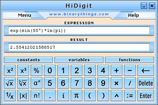 HiDigit 1.1 screenshot