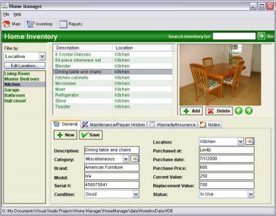 Home Manager 2005 2.0.2350 screenshot