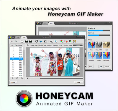 Honeycam GIF Maker 1.04 screenshot