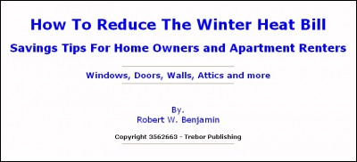 How To Reduce The Winter Heat Bill 6.0 screenshot