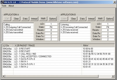HS X.25 C Source Library 1.0 screenshot