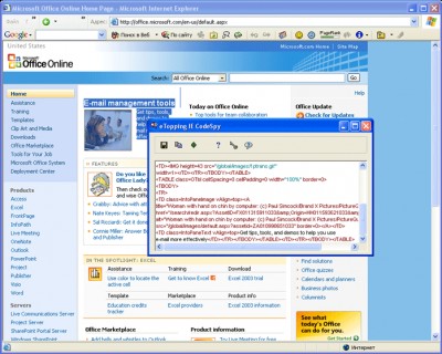 HTML Code Spy 1.50 screenshot