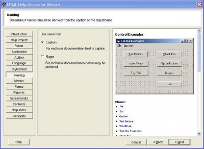 HTML Help Generator for VS.NET 2003 2.0 screenshot
