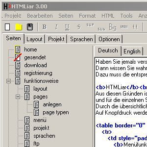 HTMLiar 3.14 screenshot