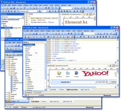 HTMLPad 2005 Pro 6.3 screenshot