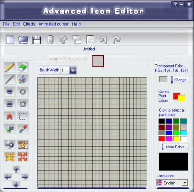 Icon Editor 3.0.0.4 screenshot