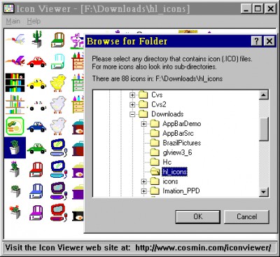 Icon Viewer 3.51 screenshot