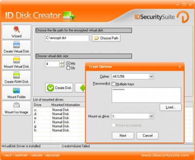 ID Disk Creator 1.2 screenshot