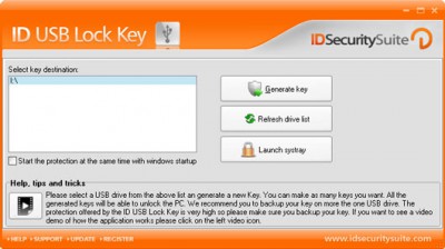 ID USB Lock Key 1.2 screenshot