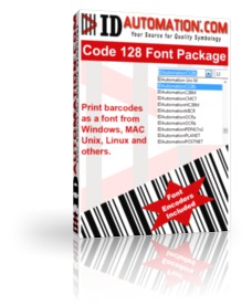 IDAutomation Code 128 Barcode Fonts 10.12 screenshot