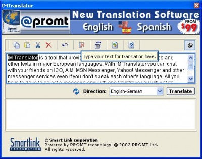 IM Translator v3.0 screenshot