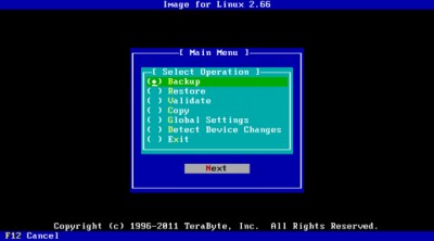 Image for Linux using CUI 2.99-00 screenshot
