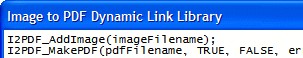 Image to PDF Dynamic Link Library 1.5 screenshot