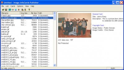 Image.InfoCards Publisher Professional 2.1 screenshot