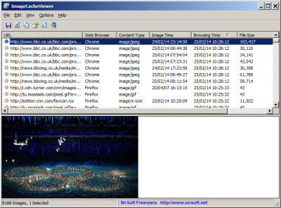 ImageCacheViewer 1.25 screenshot