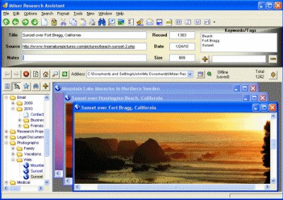 iMiser Research Assistant 3.3 screenshot