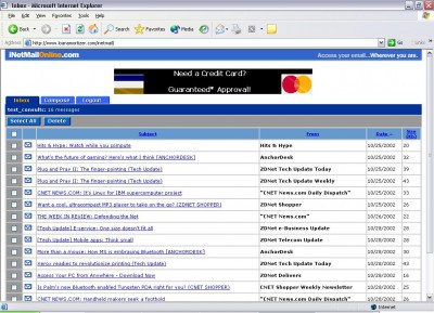 iNetMail Demo 1.0 screenshot