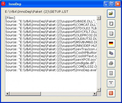InnoDep 1.0 screenshot