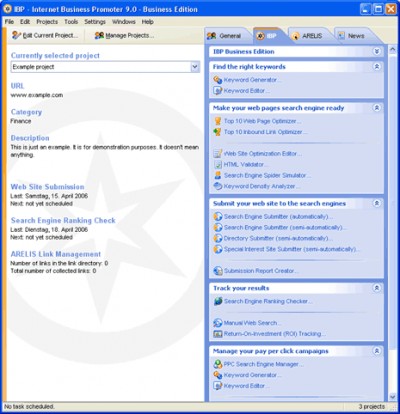 Internet Business Promoter 4.0 screenshot